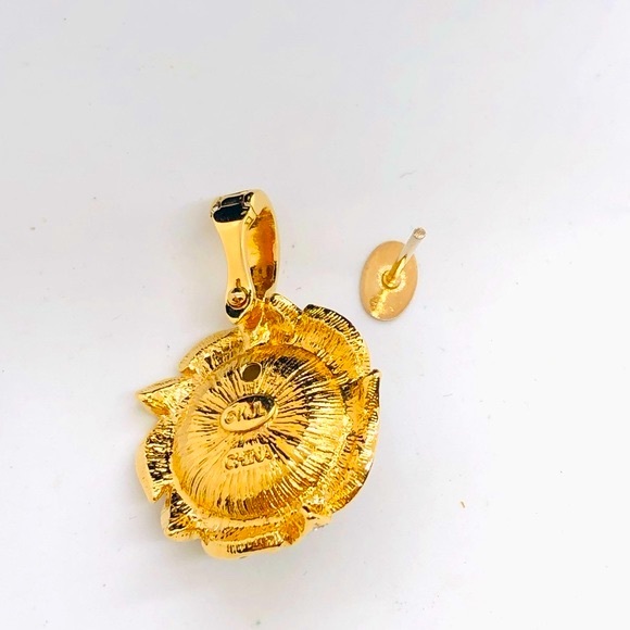 RARE Vintage KJL Kenneth Jay Lane Interchangeable Pendant Set - Picture 7 of 11